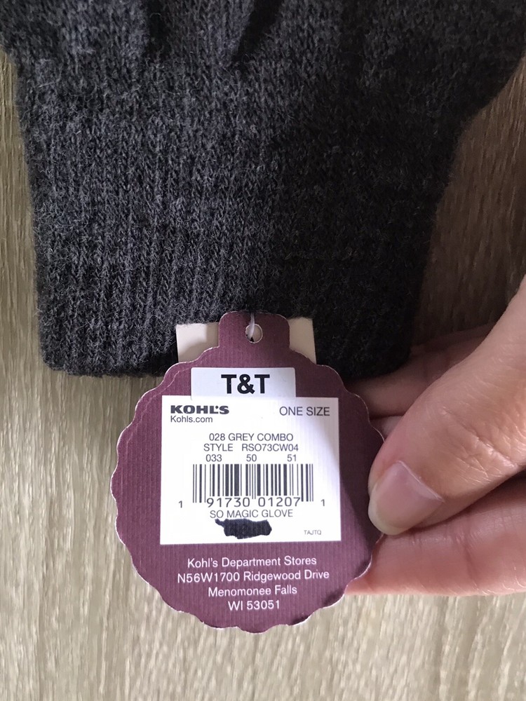 NWT … Touch Screen Compatible SO “Just Chillin” Magic Gloves