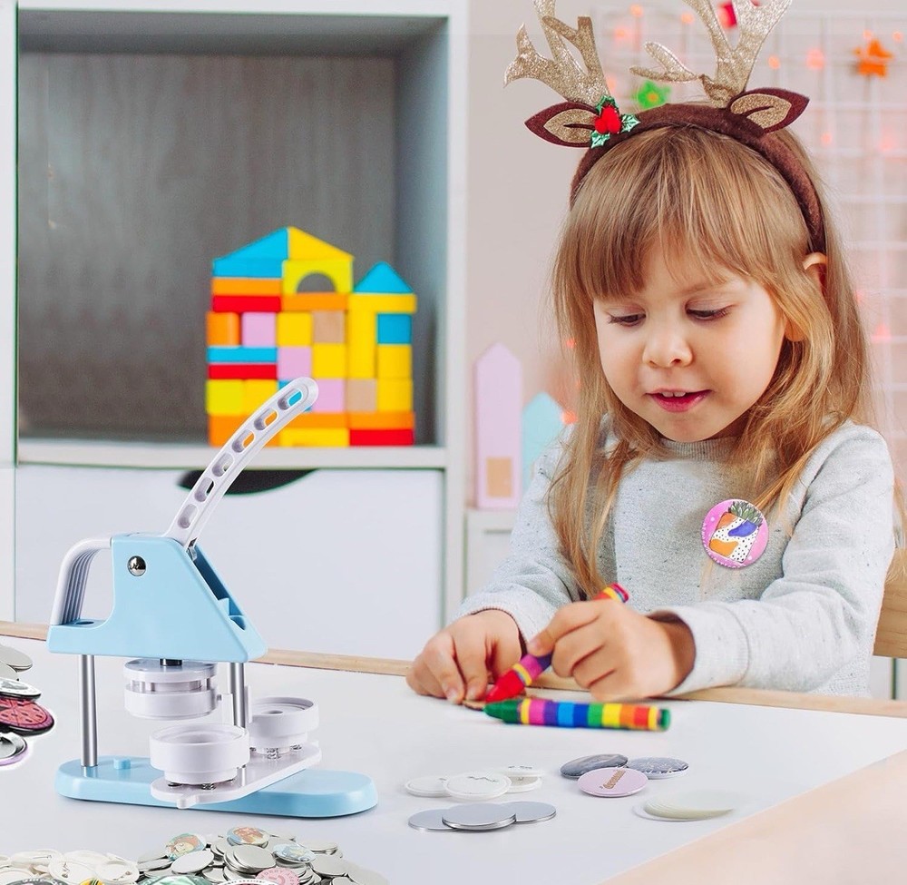 Button Maker Machine 58mm, Button-Maker-Kit 2.28in (About 2.25in)