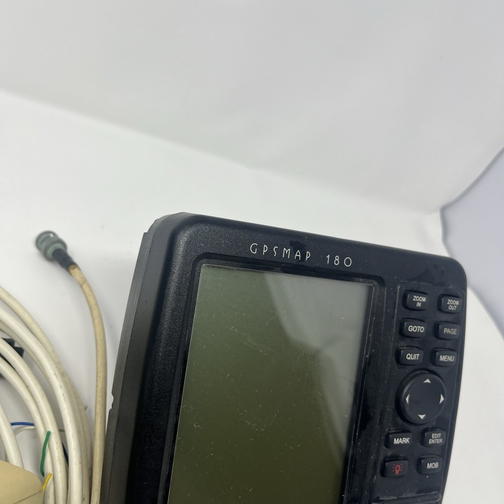 Garmin GPSmap 180 Chartplotter GPS Unit W/ Accessories Untested