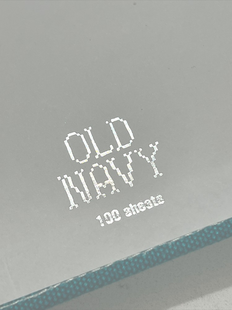 Old Navy Journal White Pages, 100 Sheets