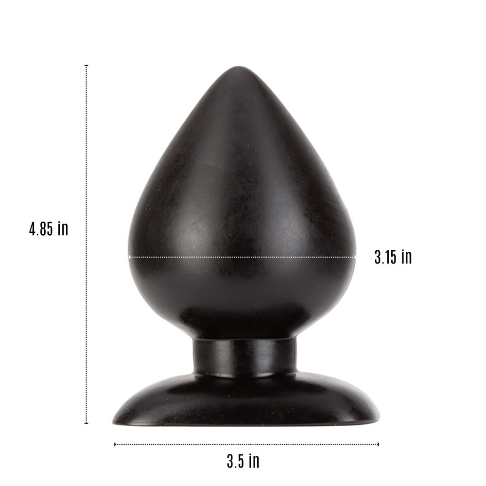 4.85" Classic Smooth Extra Wide Thick Butt Plug Anal Stretching Dildo Probe