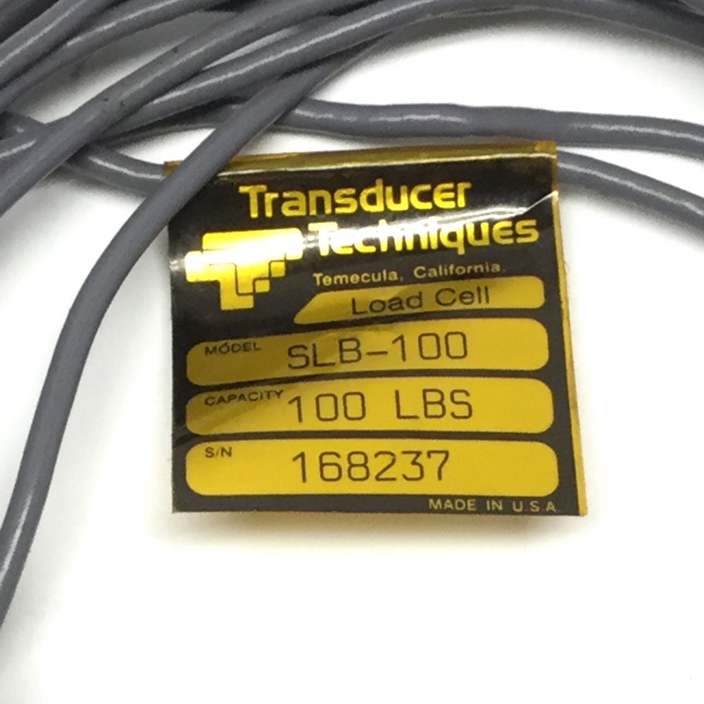 Transducer Techniques SLB-100 Subminiature Button Compression Load Cell 100lbf