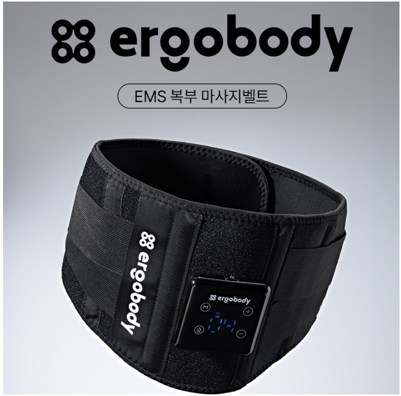 Ergobody Shape EMS Abdominal Massage Belt Enhance Core Stability Waist Trimmer