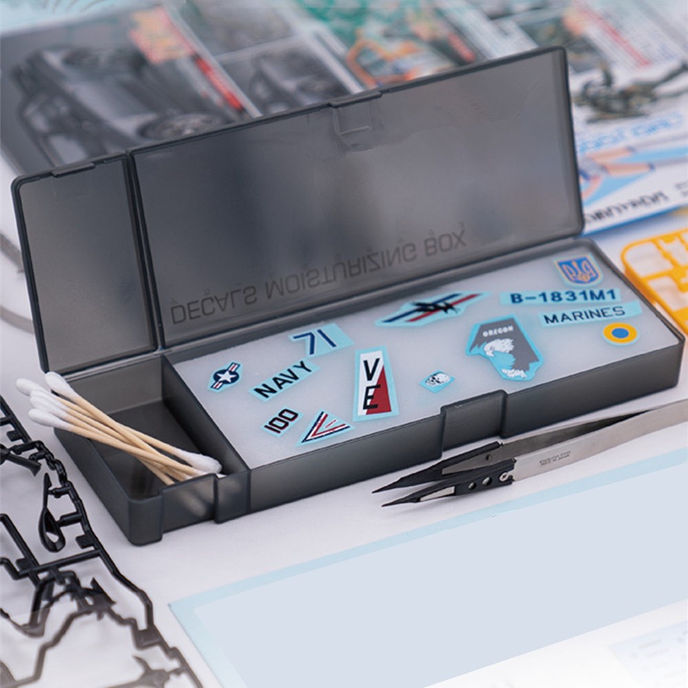 For Gundam Model Tools Decals Sticker Case DIY Making Water Decals Sticker Box