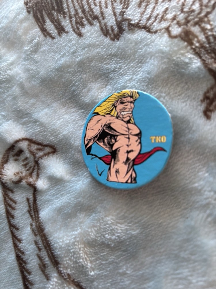 Vintage 90s POGS Mighty Thor Superhero Tko