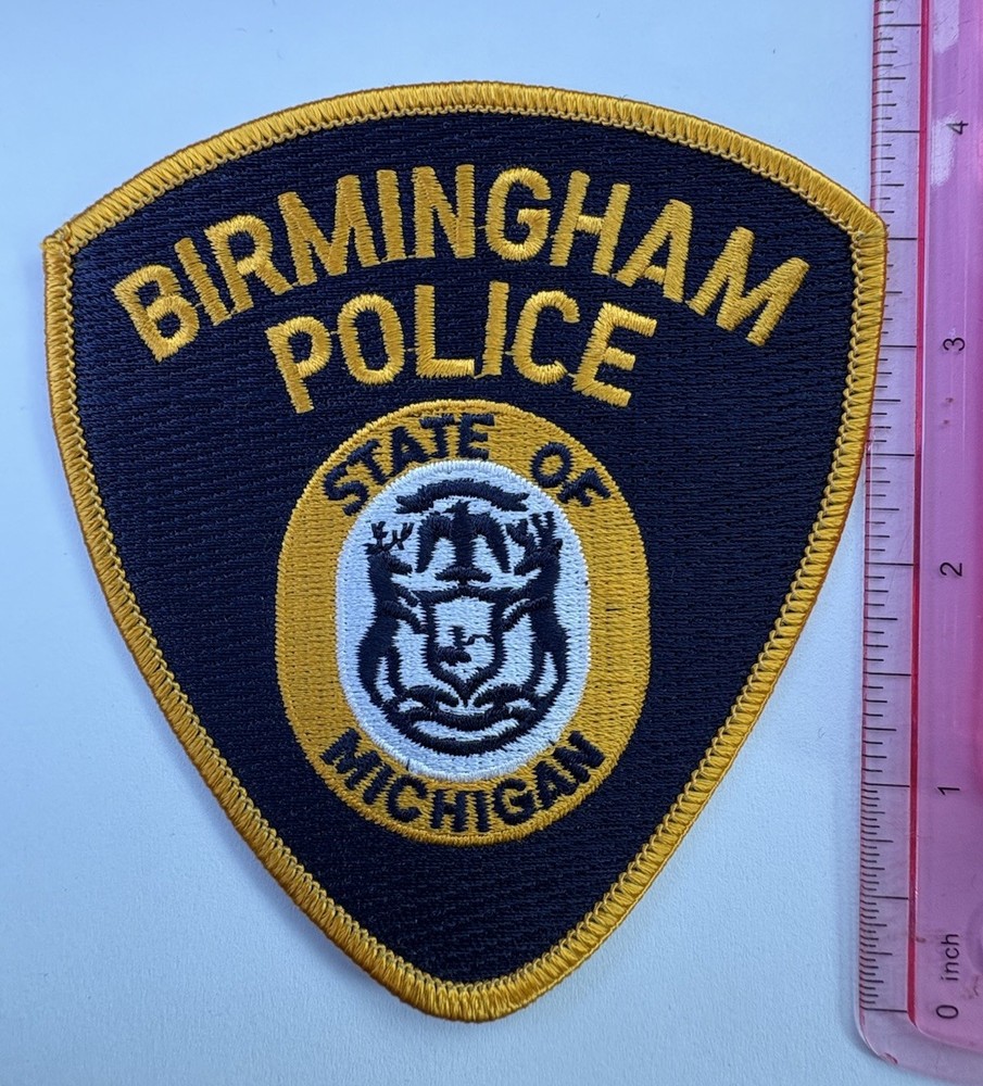 Birmingham Michigan Police Patch