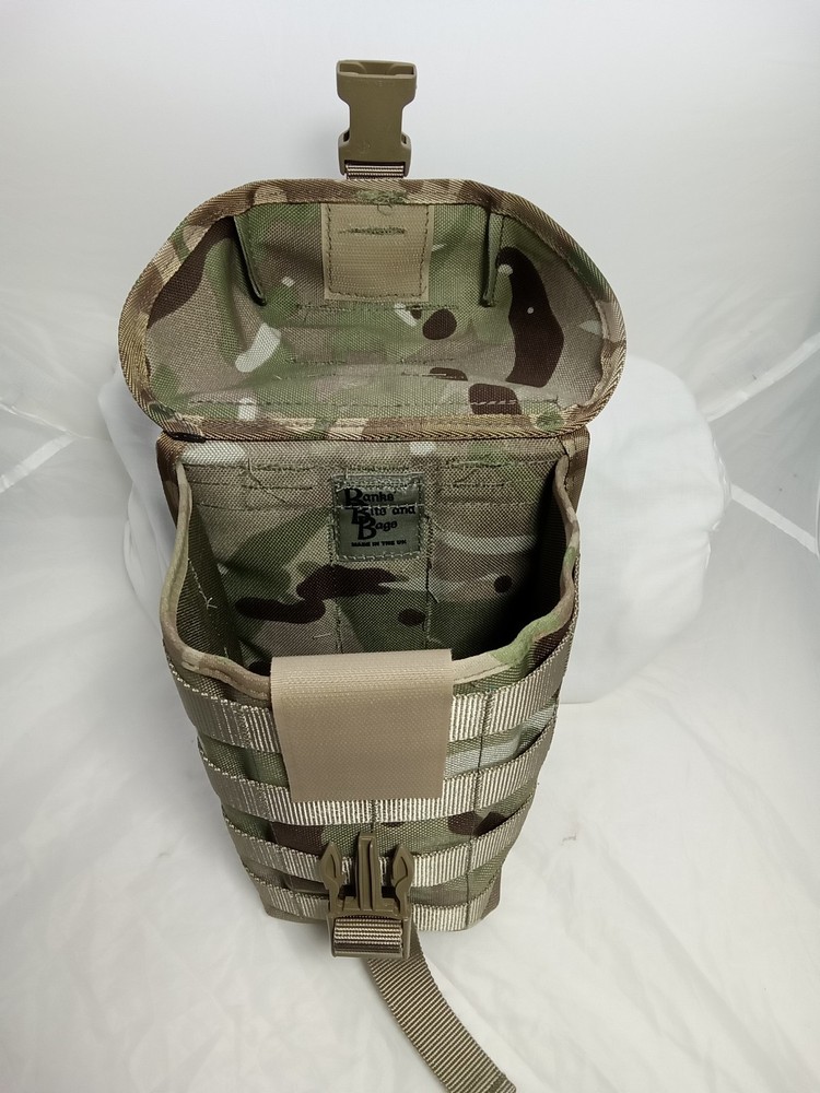 Utility pouch MTP, molle front, clip and "hook + loop" closure, molle attachment