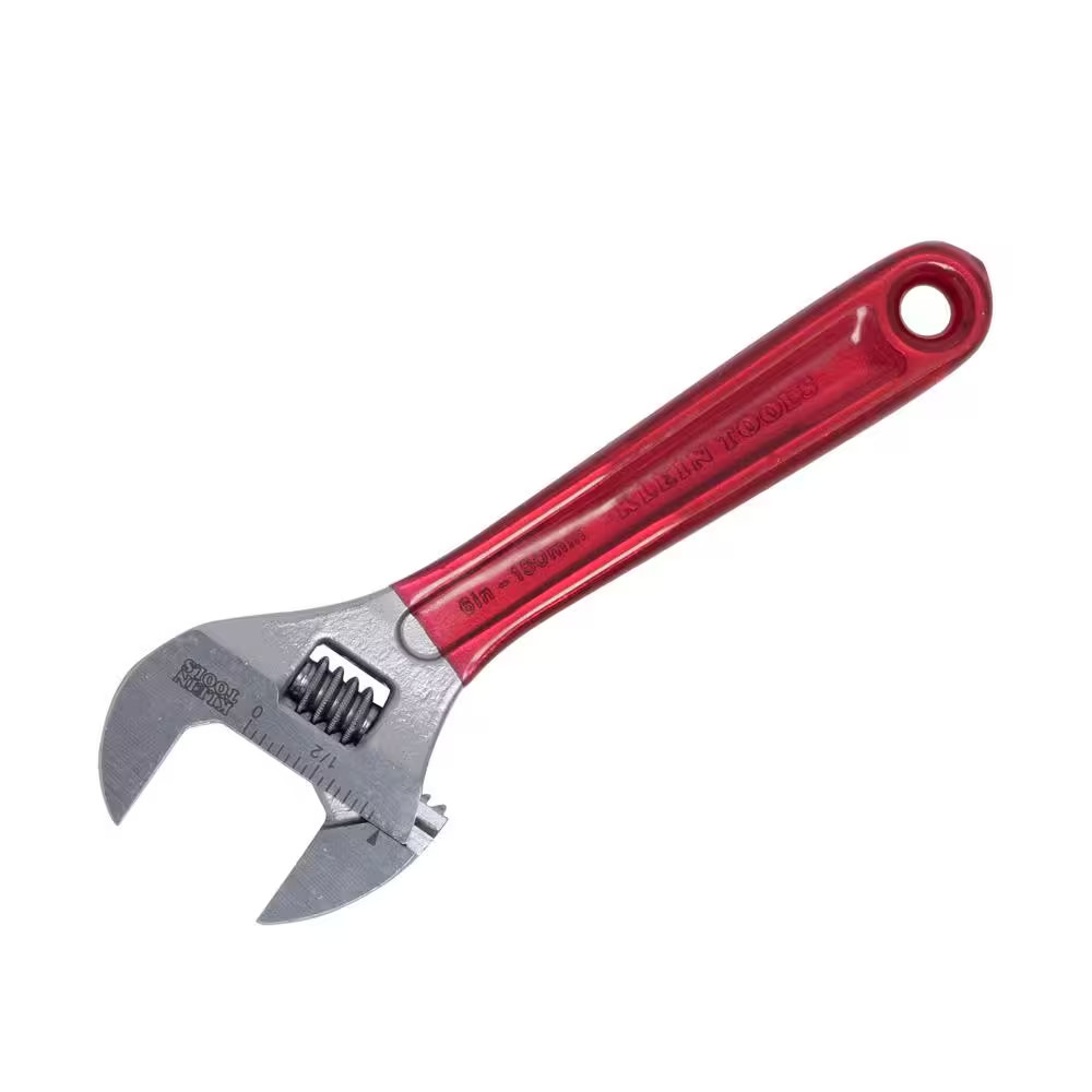 15/16 In. Extra Capacity Adjustable Wrench with Plastic Dipped Handle