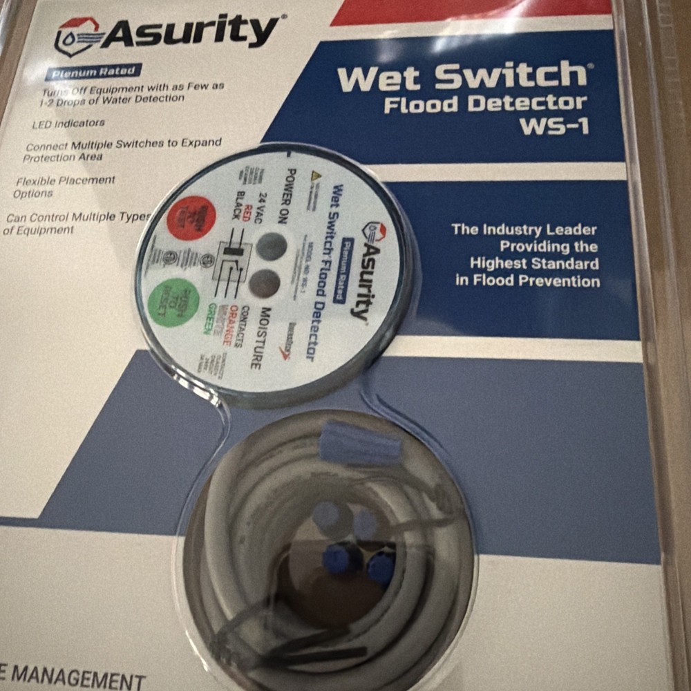 DiversiTech WS-1 Wet Switch Flood Detector (DOC32531)