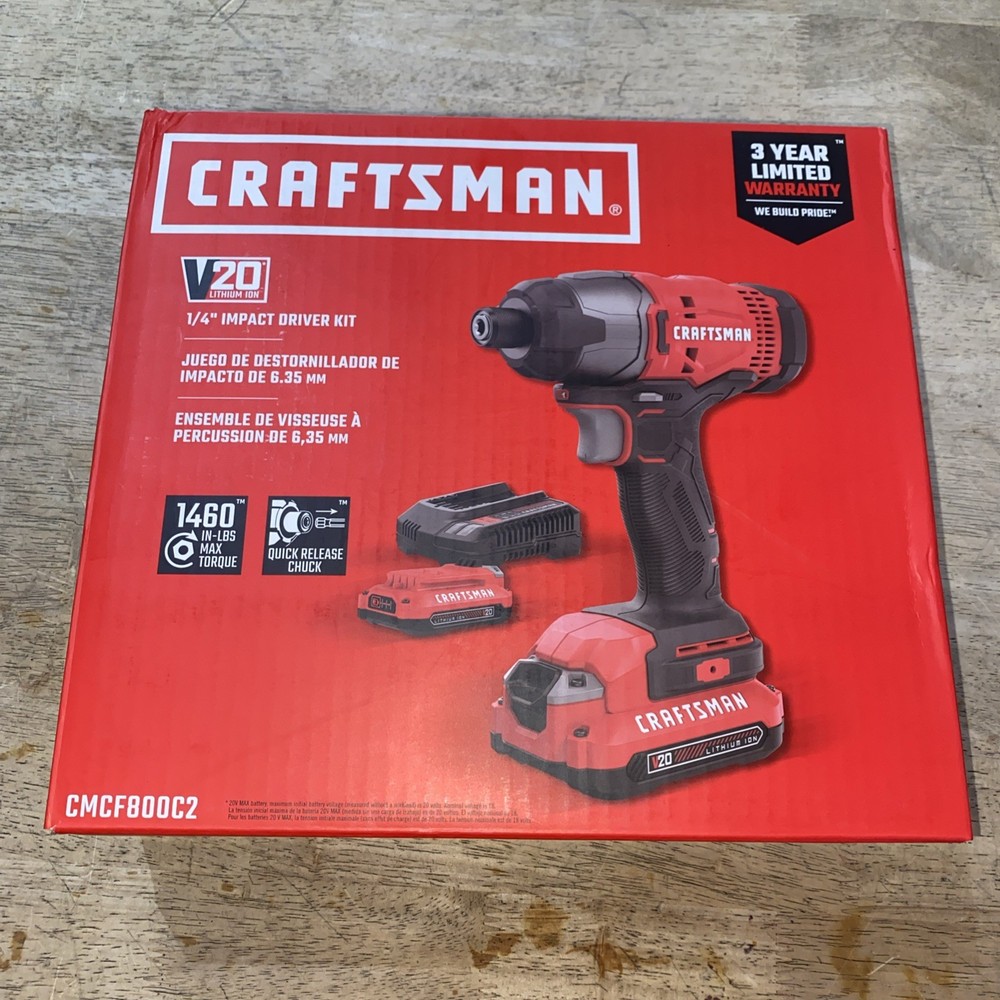 Craftsman 20v Impact Driver CMCF800C2