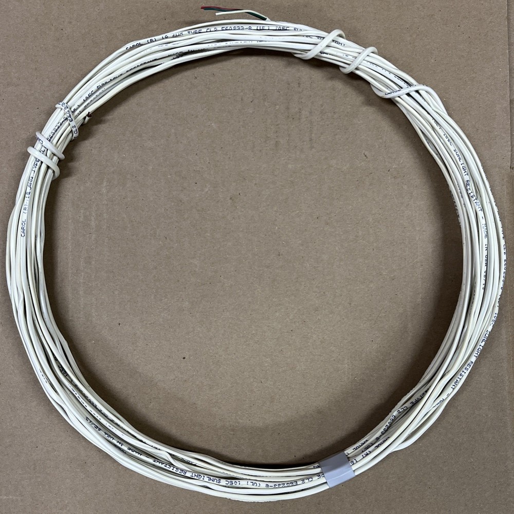 CAROL 18-3c Solid Type CL2 E60233-8 White 69 ft