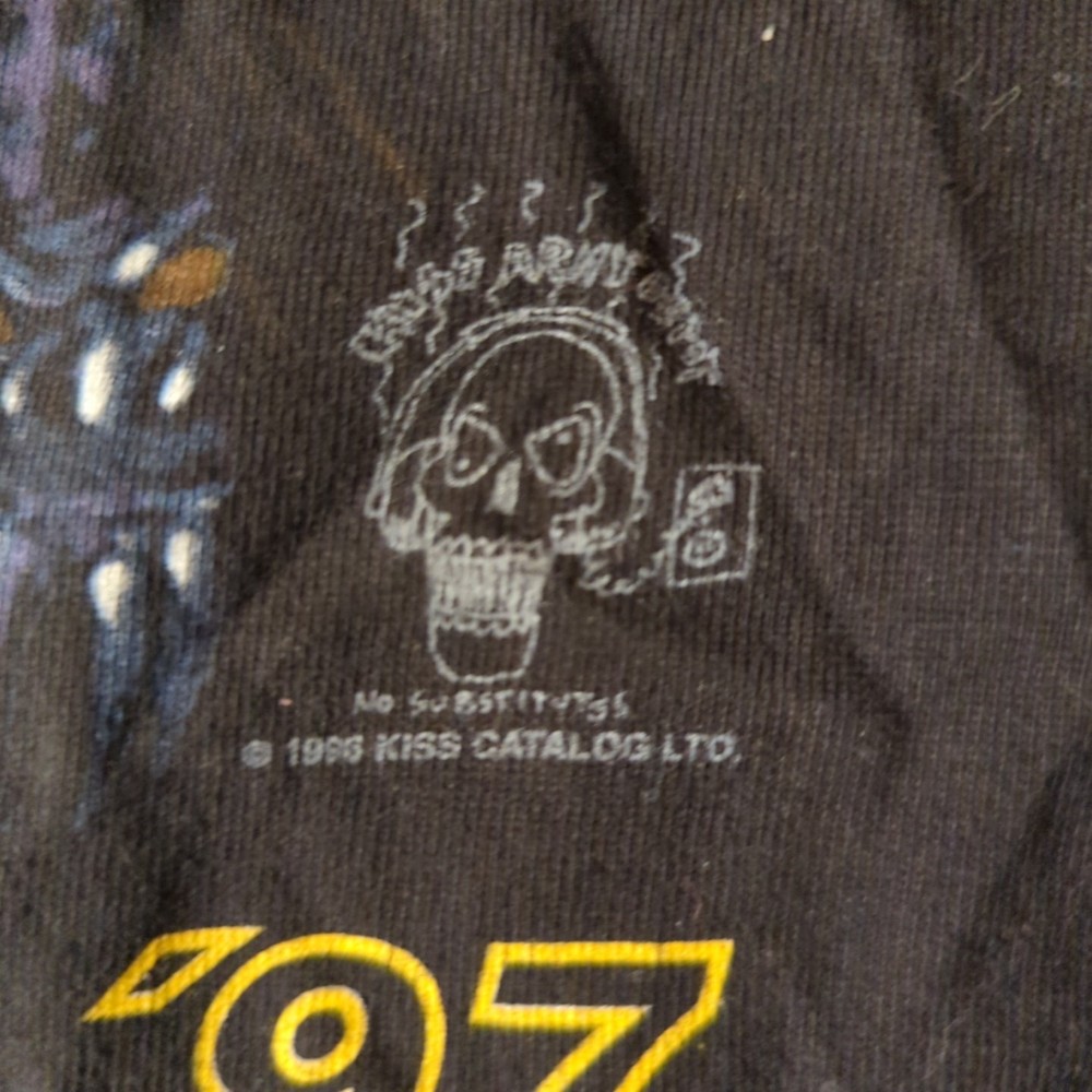 KISS alive worldwide 96 97 MISPRINT Concert Tour T-shirt Wichita