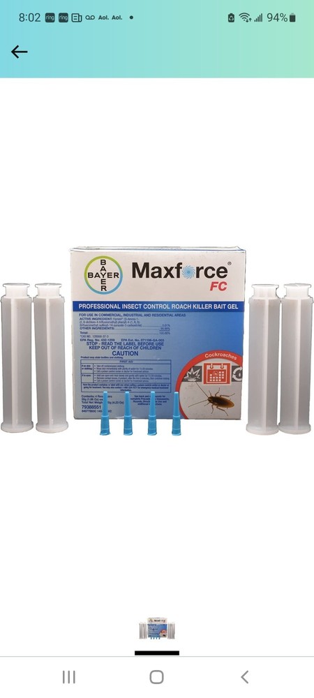maxforce fc select roach bait gel