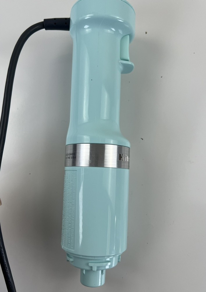 KitchenAid Variable Speed Corded Hand Blender Ice Blue (KHBV531C) No Attachments