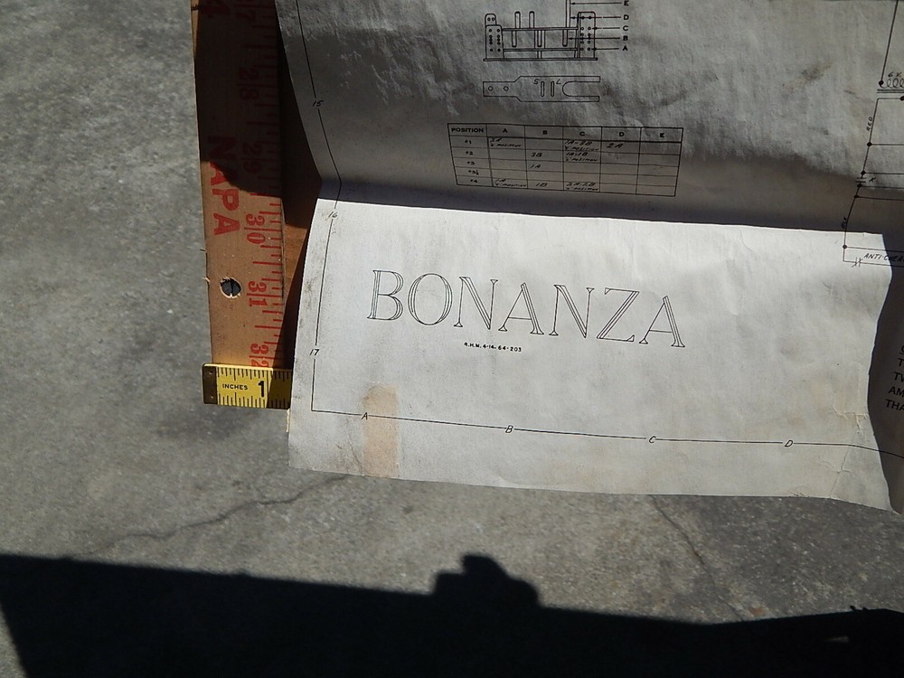 1964 Gottlieb BONANZA Service Schematic