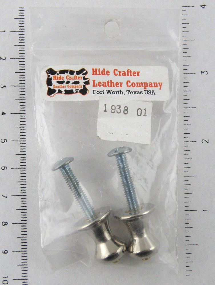 Concho Drawer Pull Extenders (pkg/2) - Silver Plate - Hide Crafter #1938-01