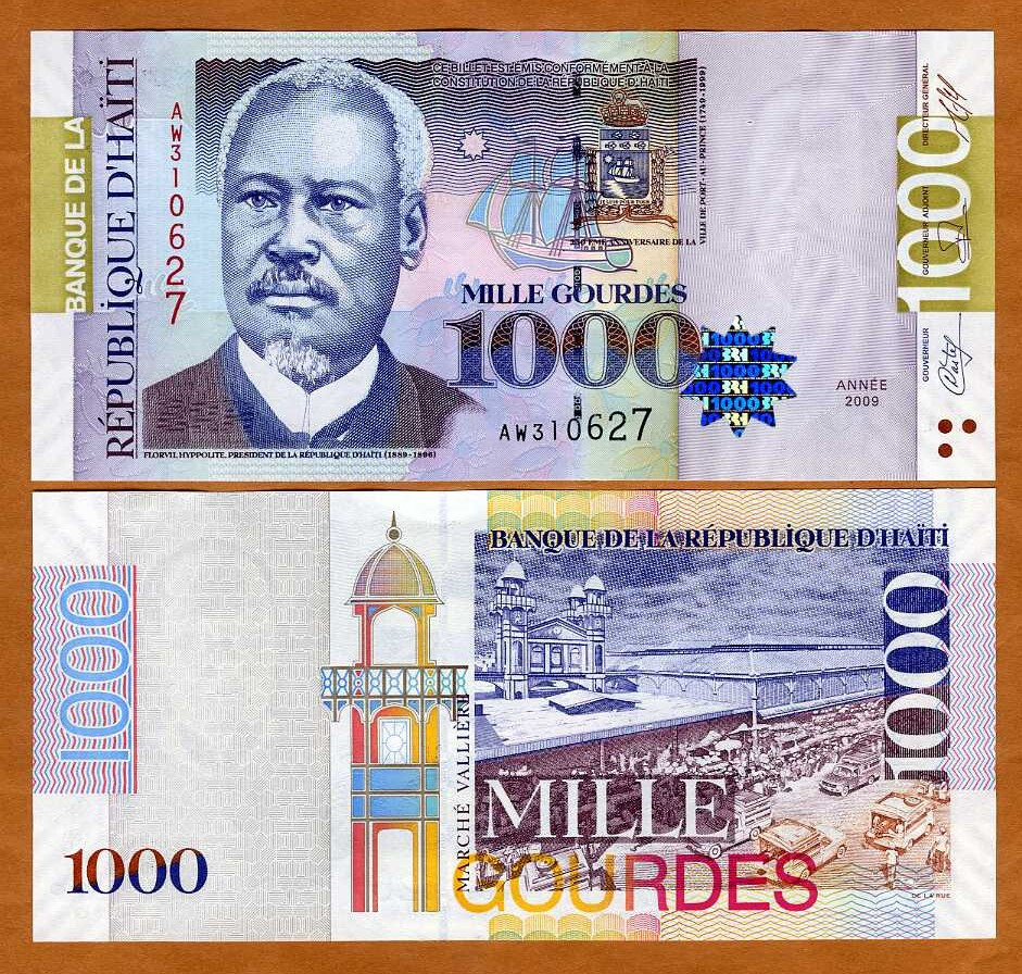 Haiti, 1000 Gourdes, 2009, P-278d, UNC