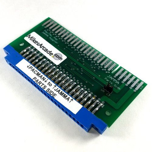 Pac-man/Ms. Pac-man PCB to JAMMA cabinet adapter - MikesArcade