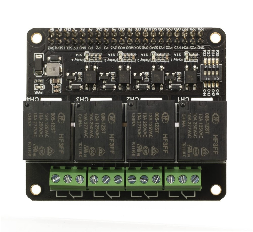 4-CH Relay for Raspberry Pi Zero Zero W Zero WH 2B 3B 3B+ 4B Power Relay Expa...