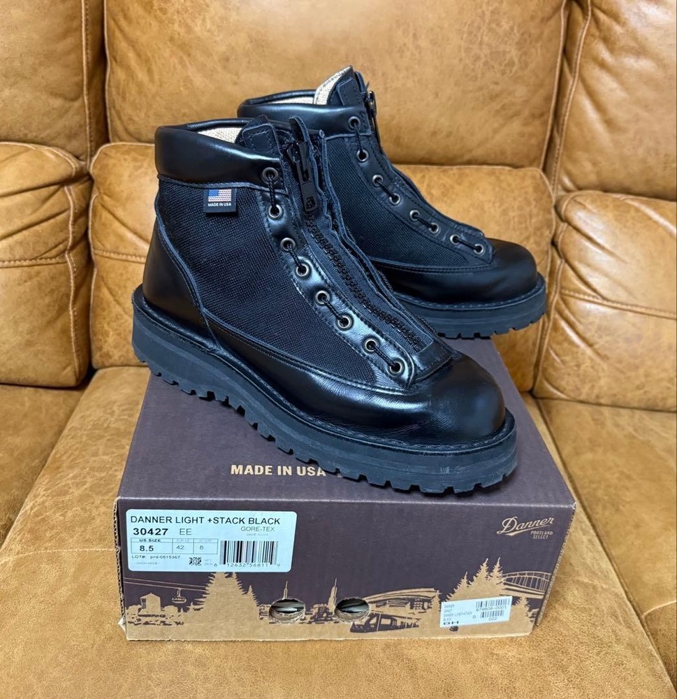 DANNER LIGHT STACK Stumptown Danner zipper stump