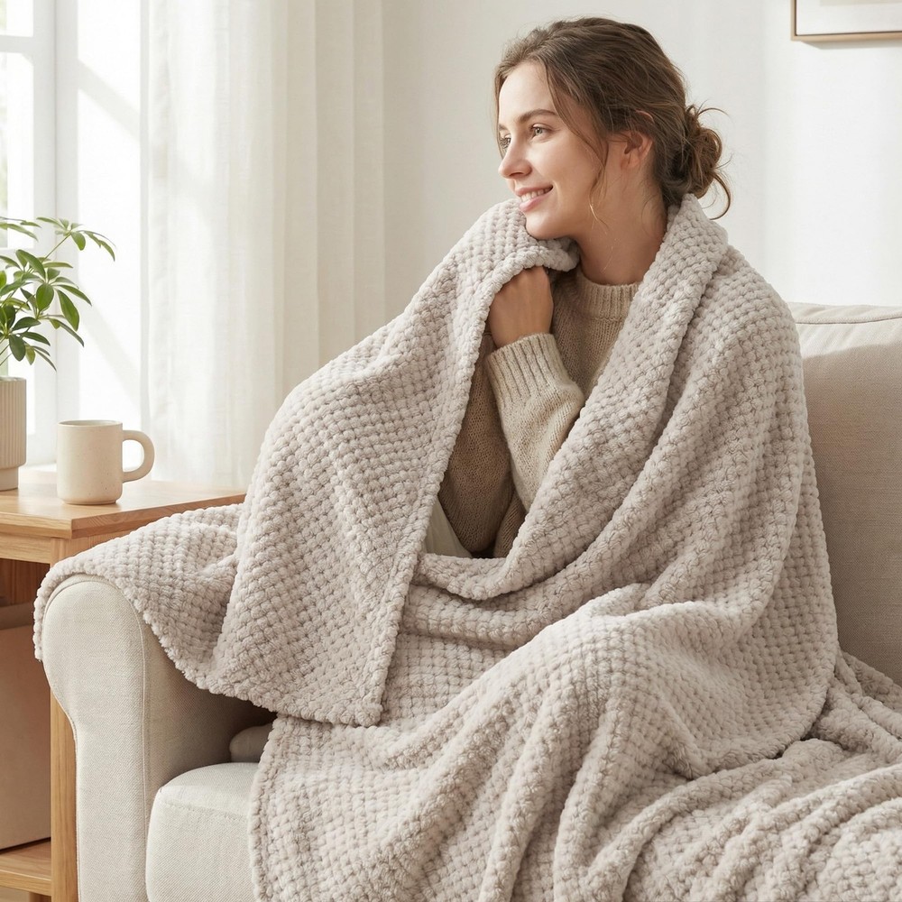 Fleece Throw Blanket Extra Large, Super Soft and Warm Blankets for Couch, Sof...