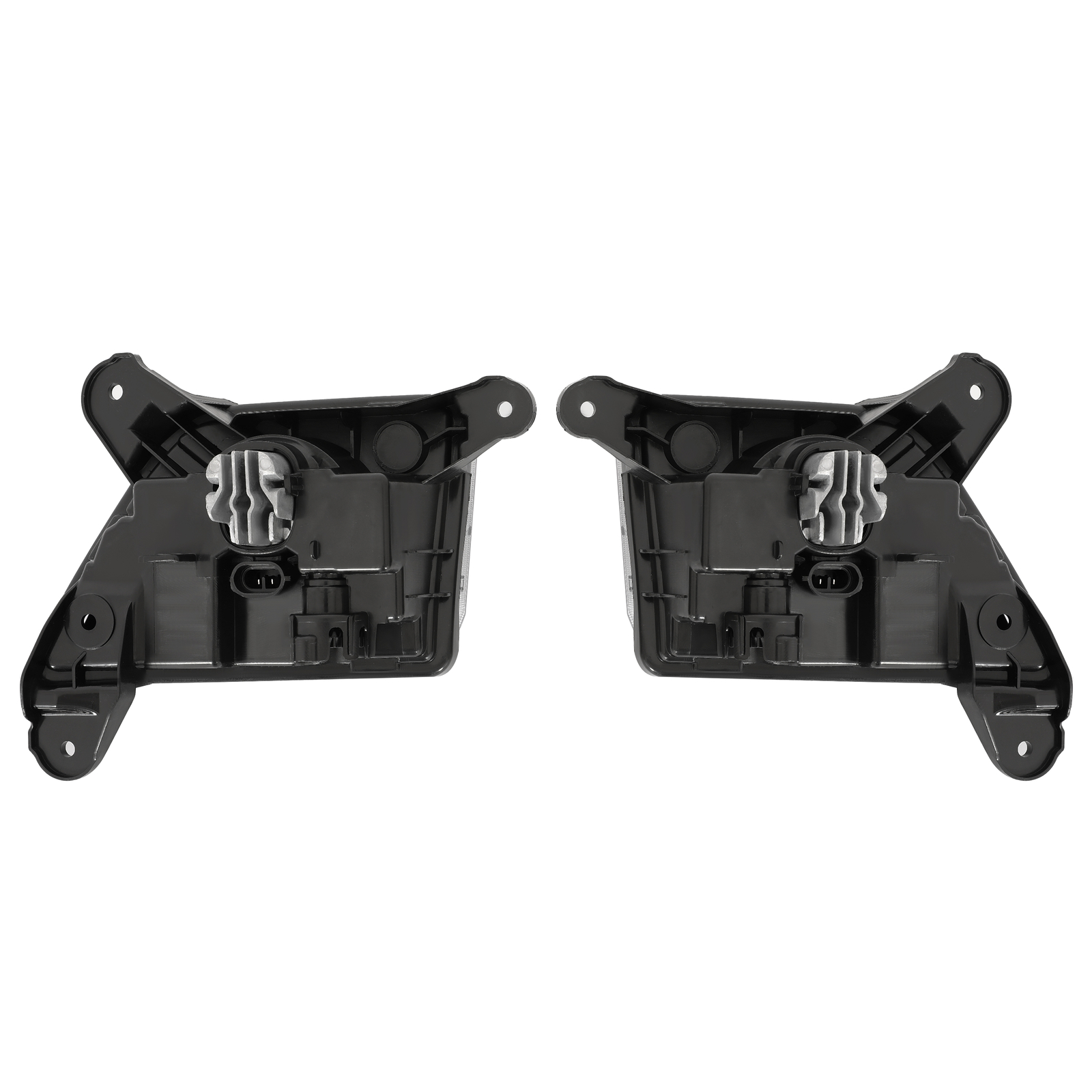 Pair Fog Lights Clear LED DRL w/ Wiring For 2019-2021 2022 Chevy Silverado 1500