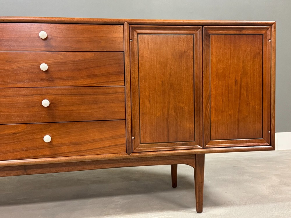 Refinished Kipp Stewart Walnut Credenza for Drexel