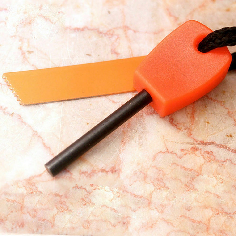 MAGNESIUM FIRE STARTER SURVIVOR TOOL - 3 PIECES