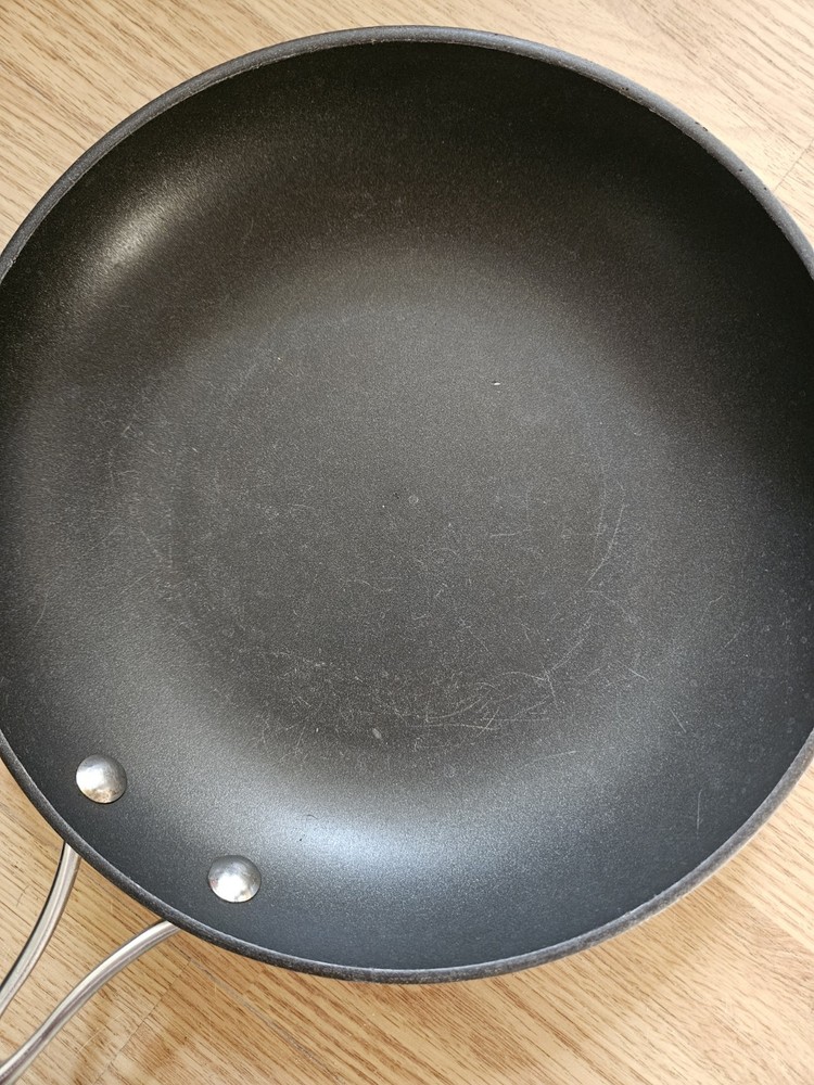 Cookware Pans Hard Anodized Technique 7 Piece Pan Set Heavy Duty Lightly Used