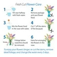 Rainbow Pom Flower Bunch Large