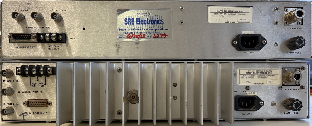 Marti Aural Stl Receiver & Transmitter