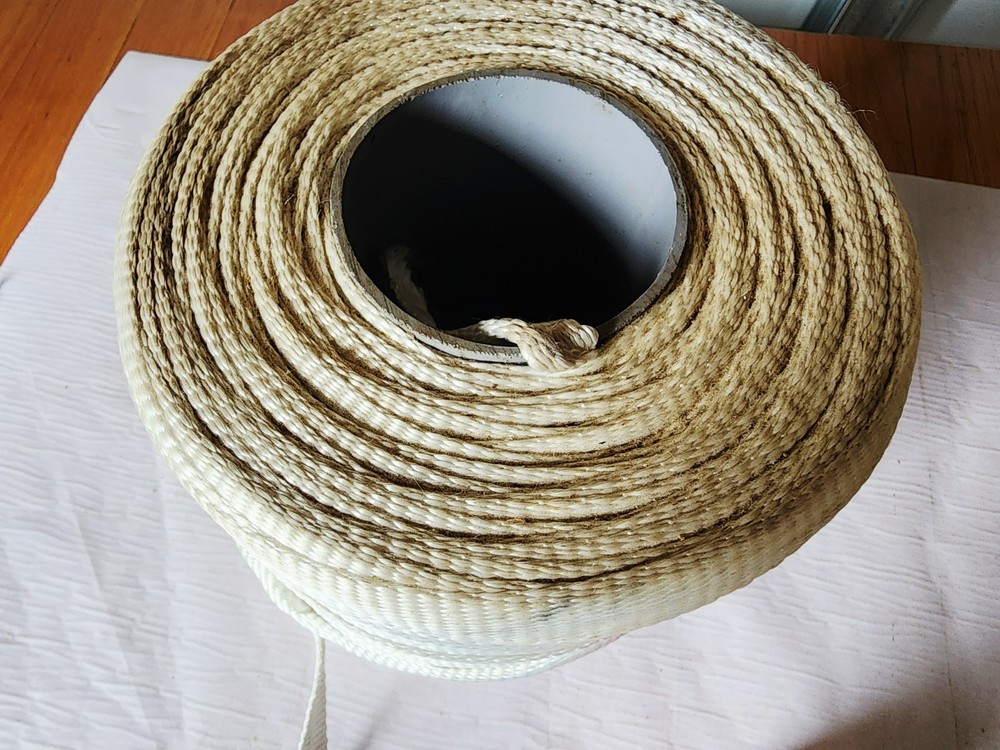 2000' Spool- Mule Tape/ Bull Line 5/8" Flat Strap