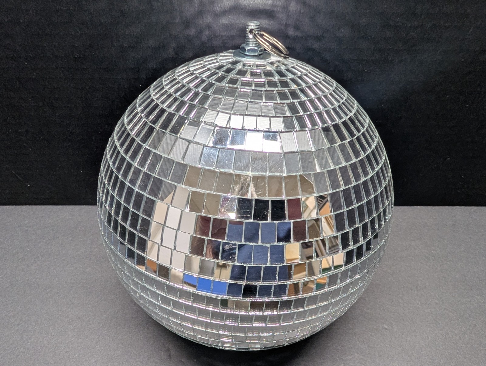 8" Disco Mirror Ball with Hanging Ring 70s Dance Party Music Room DJ 80s Funk