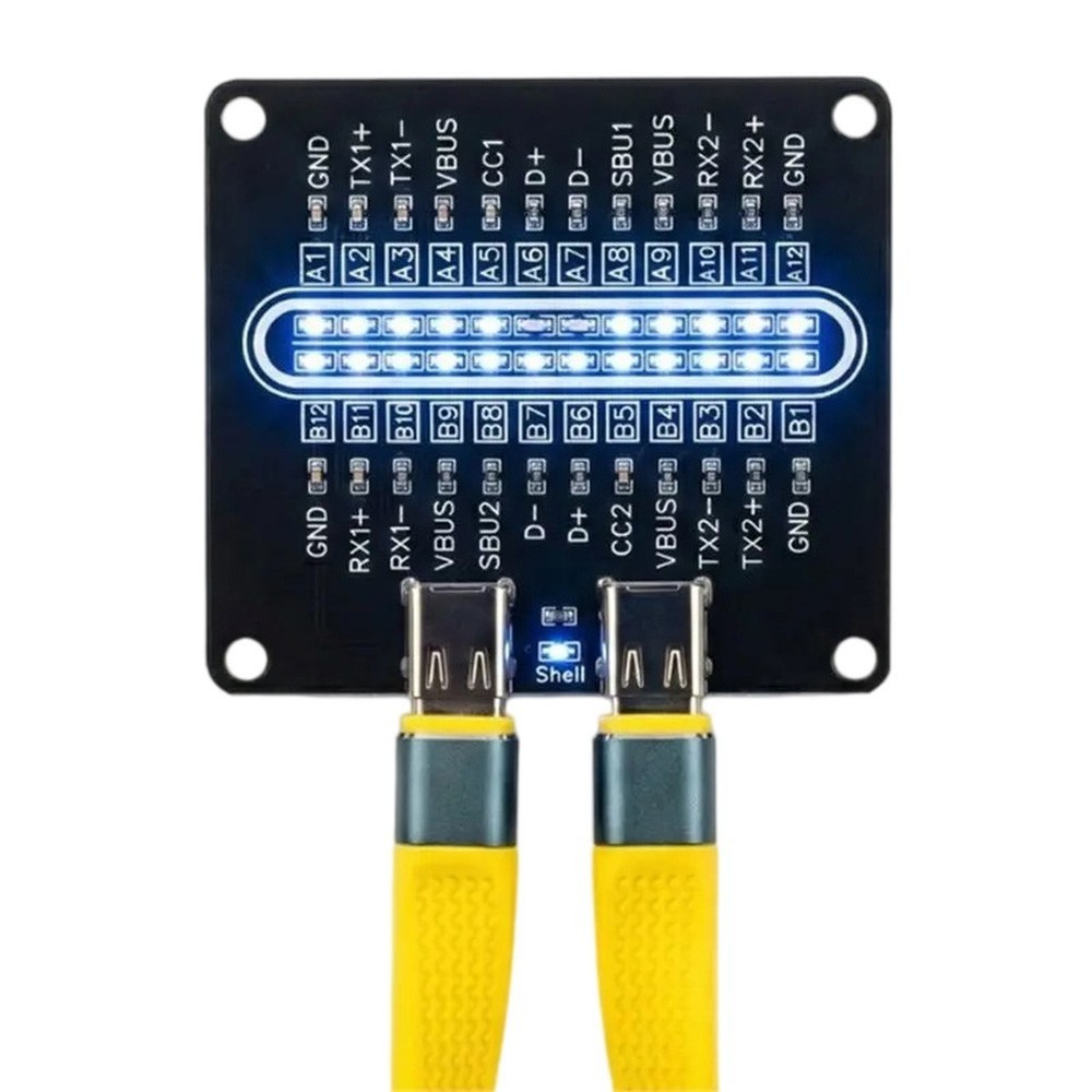 Type-C For data Cable Test Board Compatible with USB 3.0 Full Feature Cables