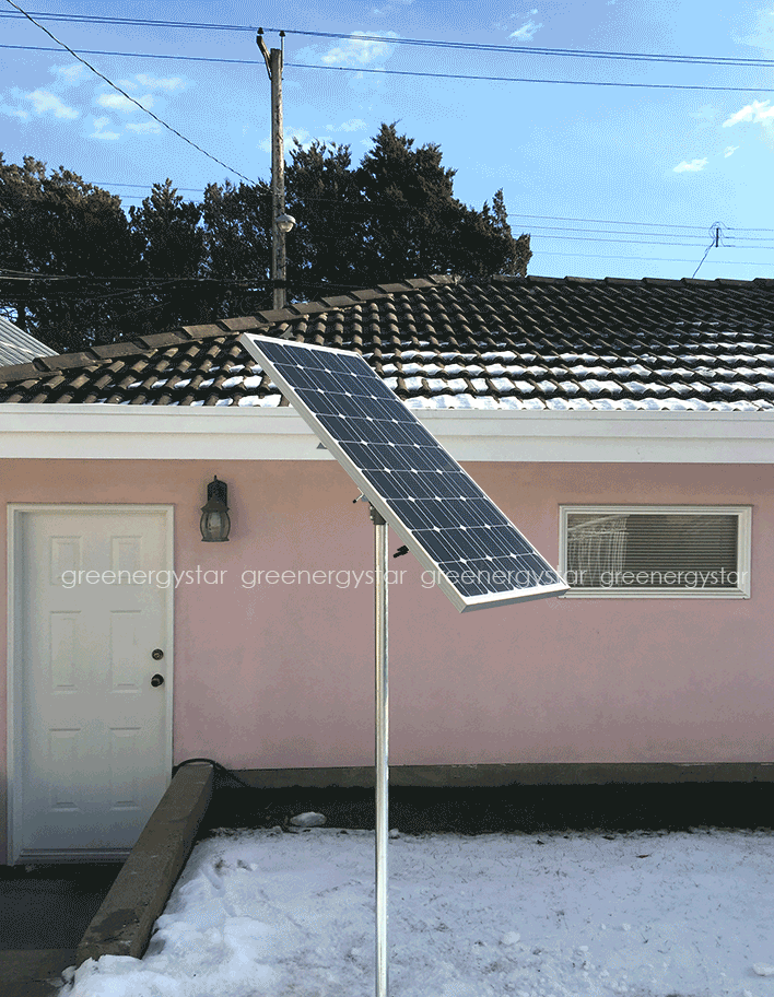 Adjustable Universal Mount Fit 50W/100W/200W Solar Panel Mounting