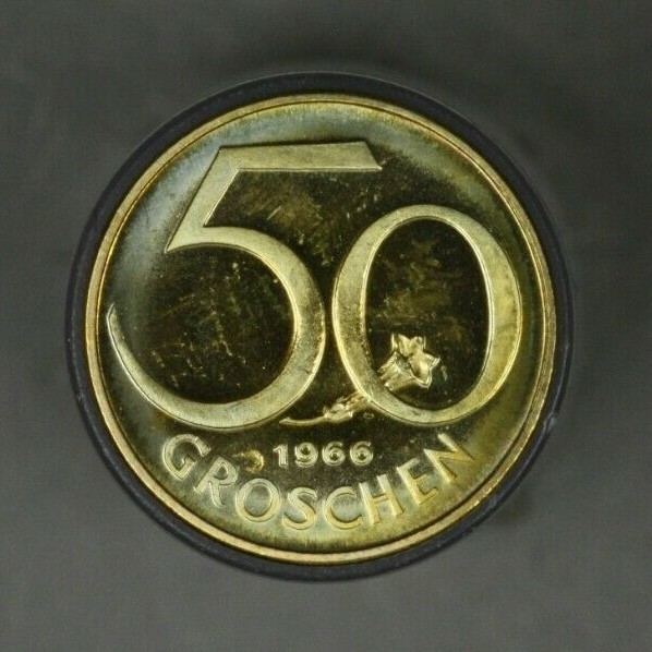 Austria 1966 Proof Set 9 Coins Scarce B194