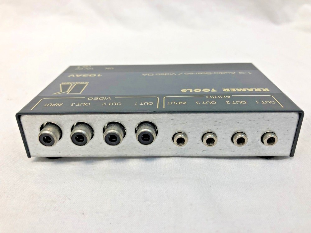 EUC Kramer Tools 103AV 1:3 Composite Video & Stereo Audio Distribution Amplifier