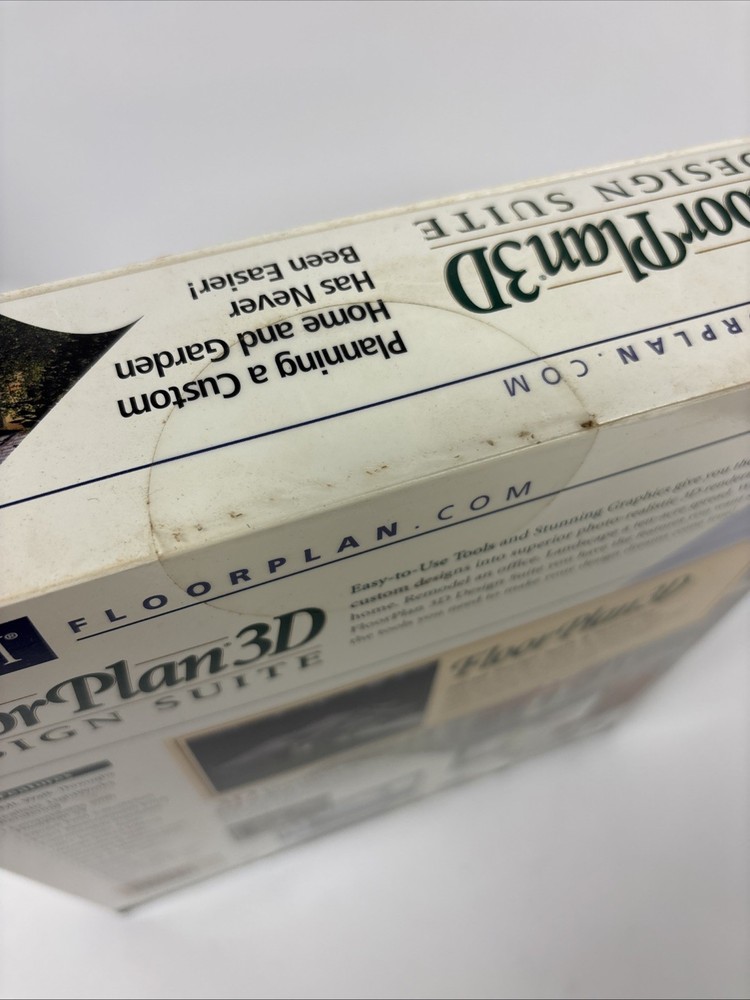 IMSI Floor Plan 3D Design Suite 2001 Version BIG BOX SEALED