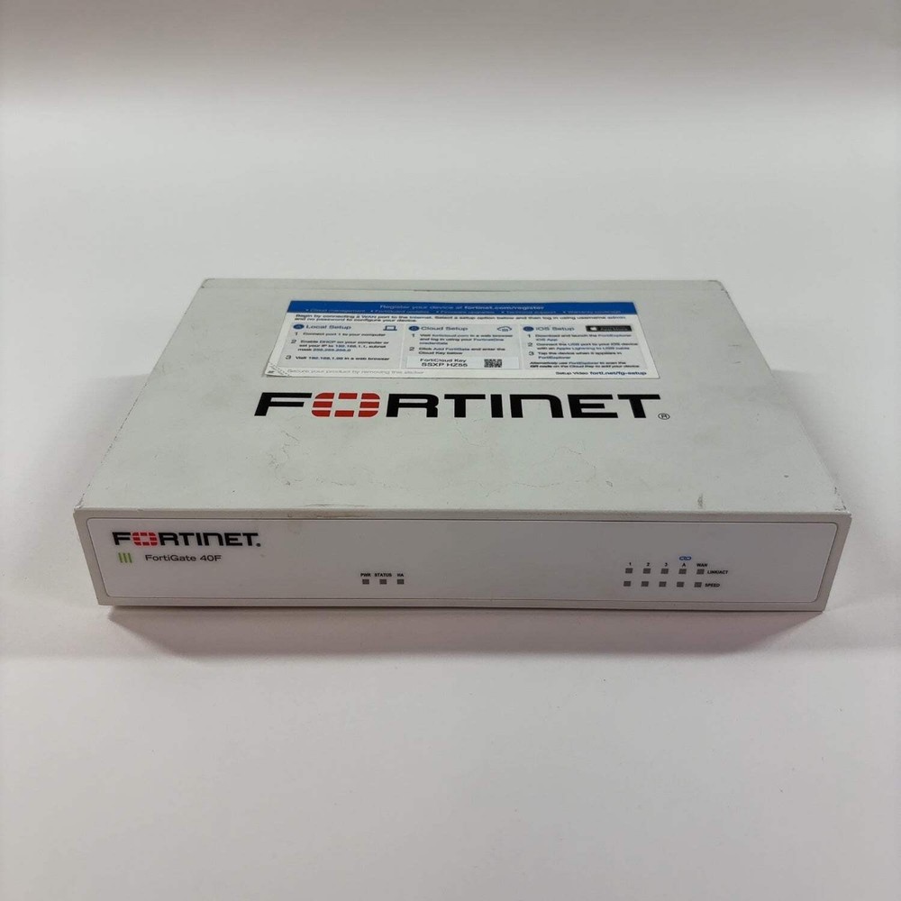 Fortinet FortiGate FortiWiFi 40F Firewall FG-40F