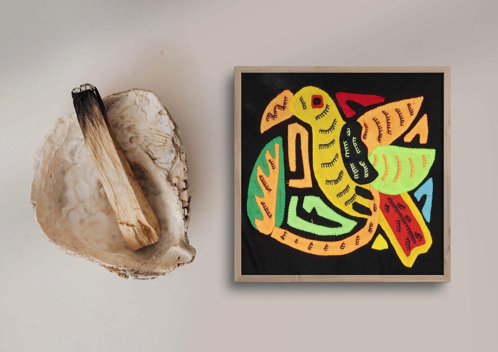 Multicolor Orange Yellow And Red Bird Molita