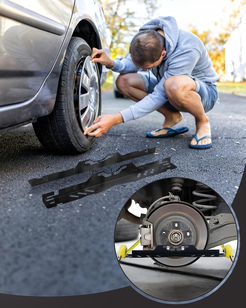 One-Piece Wheel Alignment Tool PlatesZero Play, Toe Alignment Plates w/Two 5m...