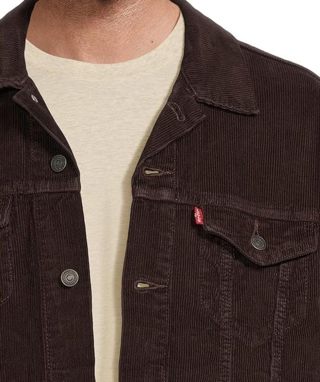 Levis Men's Denim Jacket Trucker, Black Coffee - sizes ,,,