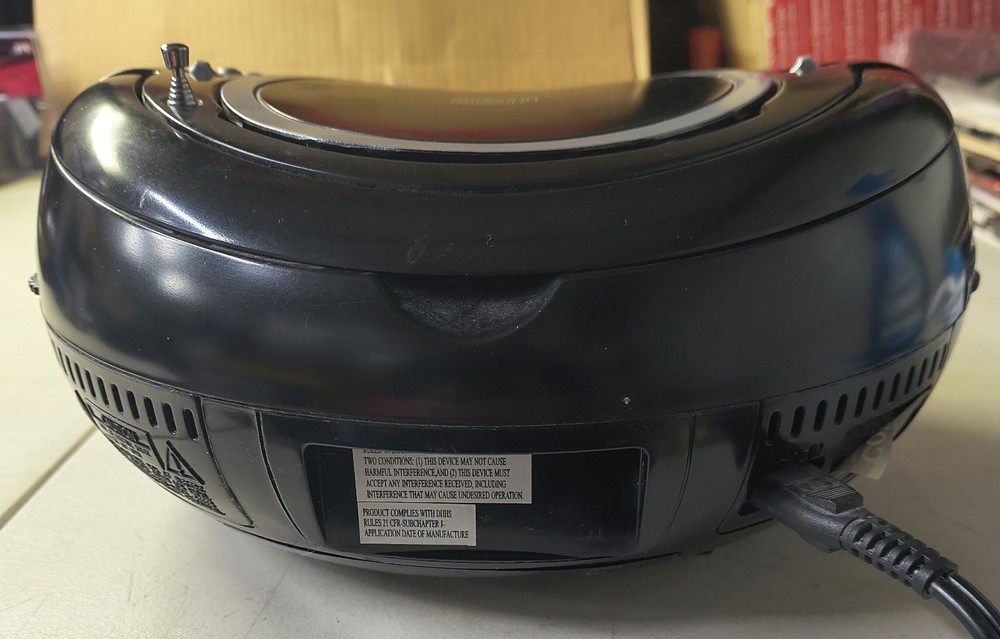 Coby Cxcd237 Portable Cd Player With Am/FM Radio