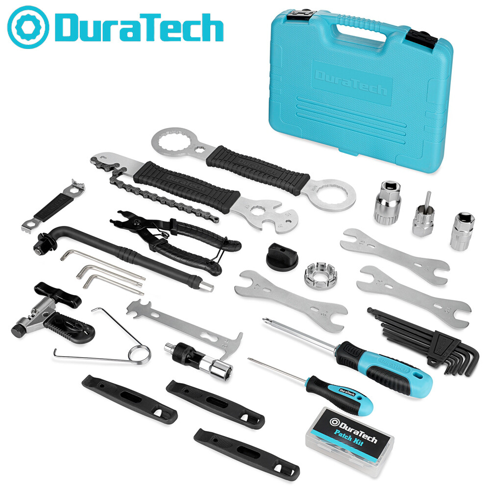 DURATECH 41PCS Bicycle Tool Kit Bike Tool Kit w/Storage Box Bike Repair Tool Kit