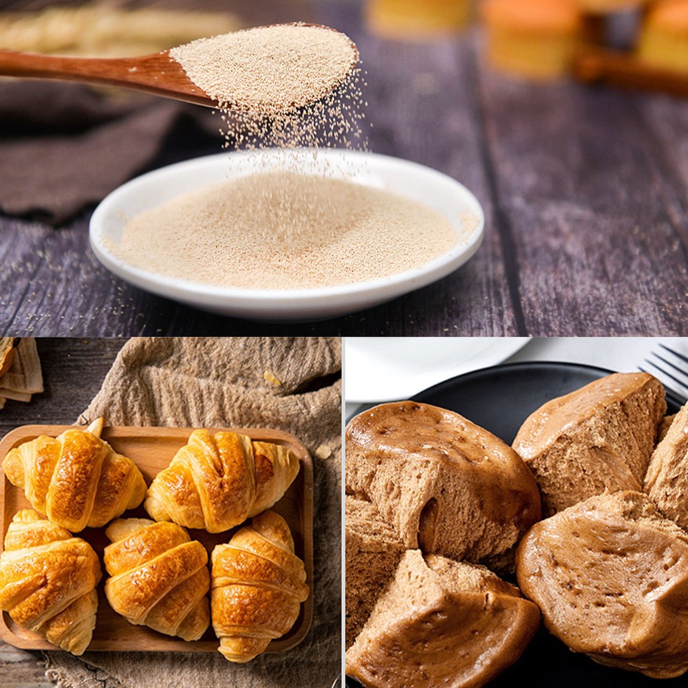 10-Pack High Strength Instant Dry Yeast for Household Baking, Quick Fermentation