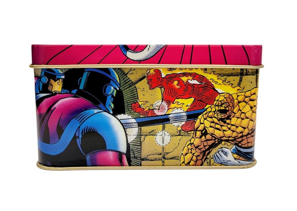 FANTASTIC FOUR TIN BOX 1994 MARVEL COMICS NABISCO EXCLUSIVE