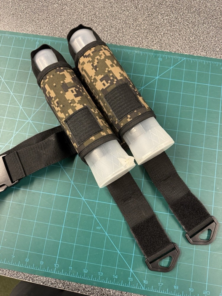 TIPPMANN 2 pod paintball pack. Complete kit with 140rd tubes.