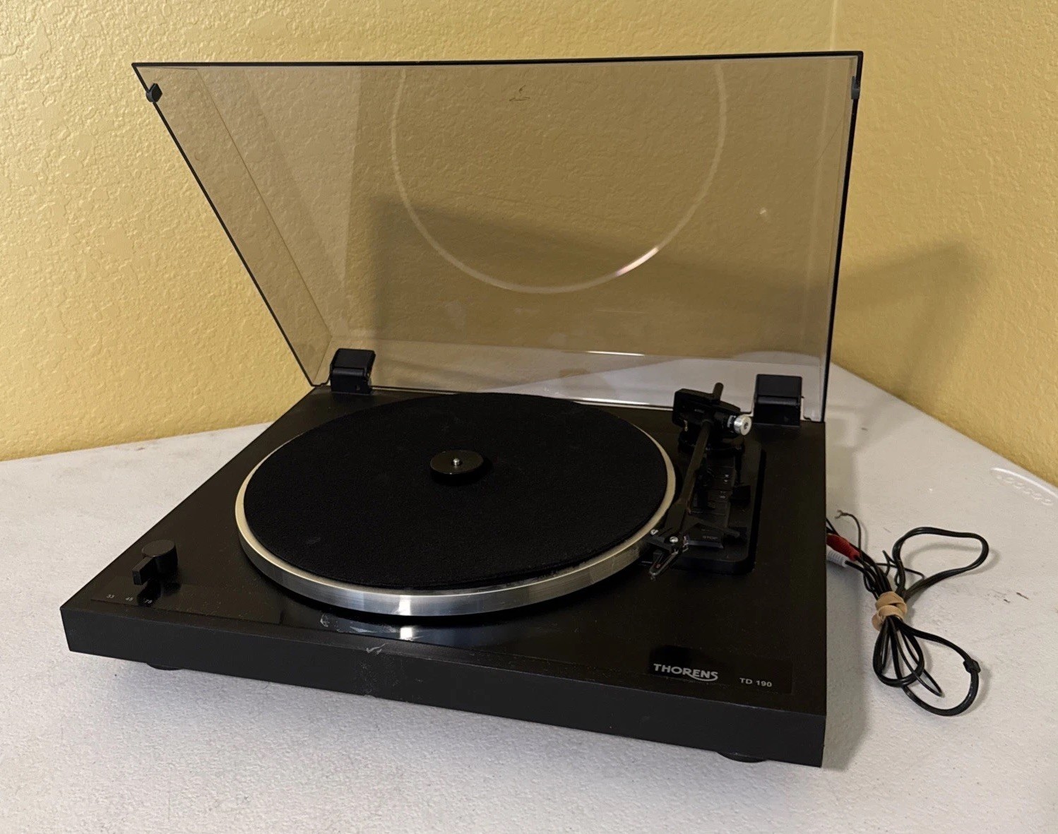Thorens TD 190 Turntable TD-190-1 USA Vintage Record Player Made In Germany