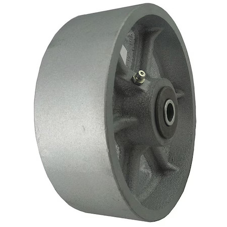 Caster Wheel, Cast Iron, 1400 Lb., Gray,  26Y440