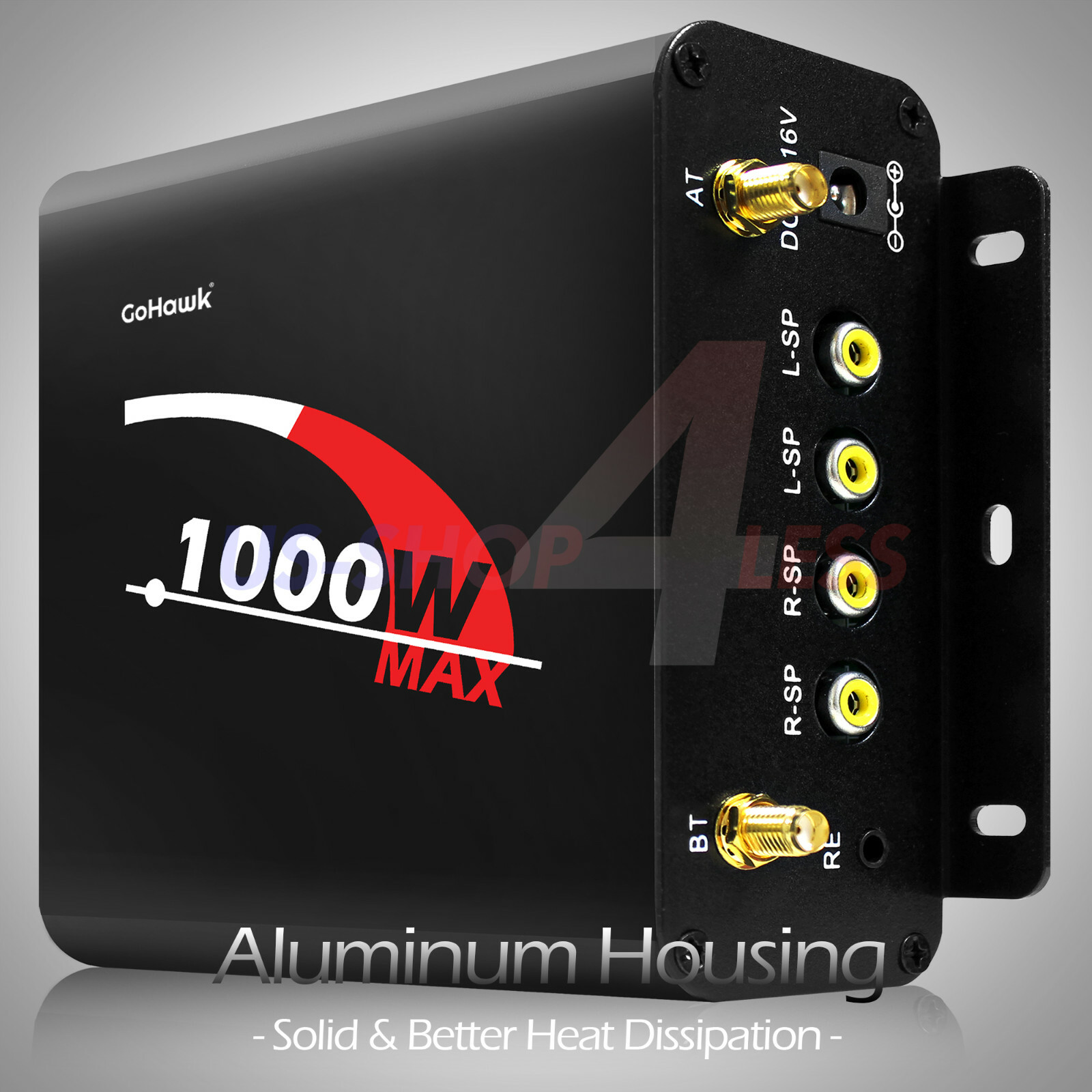 1000W Bluetooth Motorcycle Stereo 4 Speaker Audio MP3 System AUX USB SD FM Radio